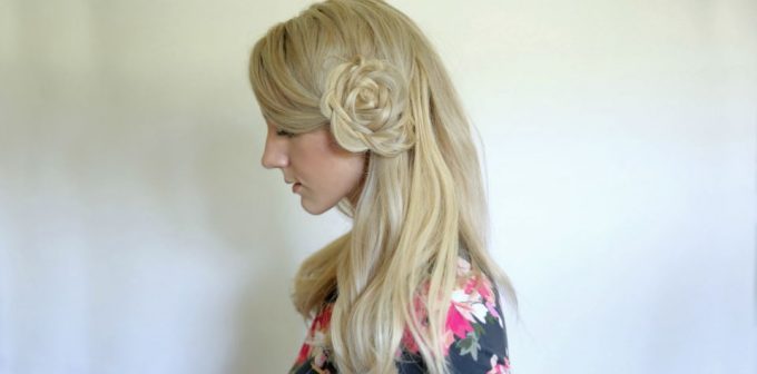 Gorgeous Flower Braided Hairstyles Ideas